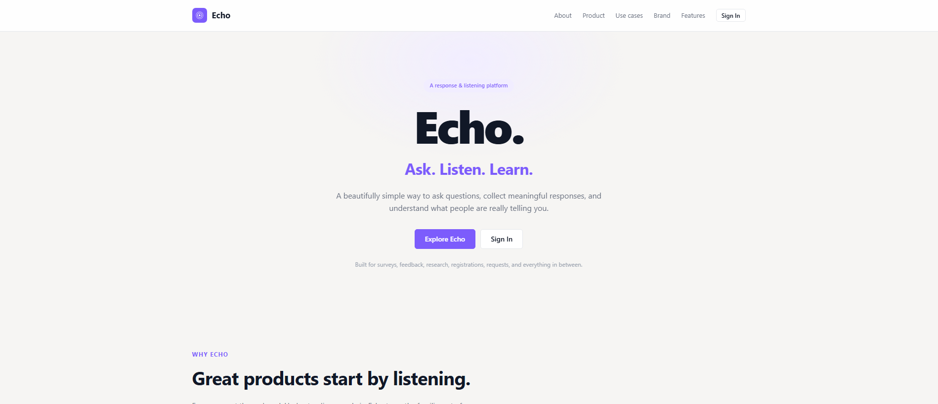 Stored capture of echo.product-sid.us