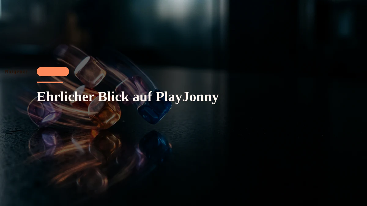 Ehrlicher Blick auf PlayJonny