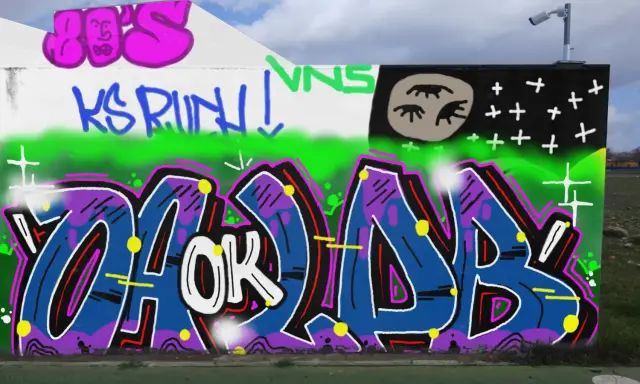 Graffiti artwork by LPBER