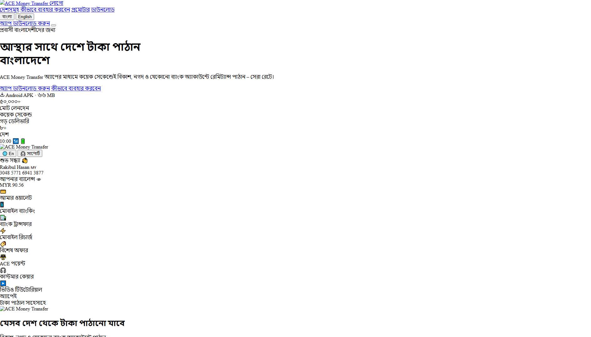 Stored capture of acemoneytransfer.netlify.app