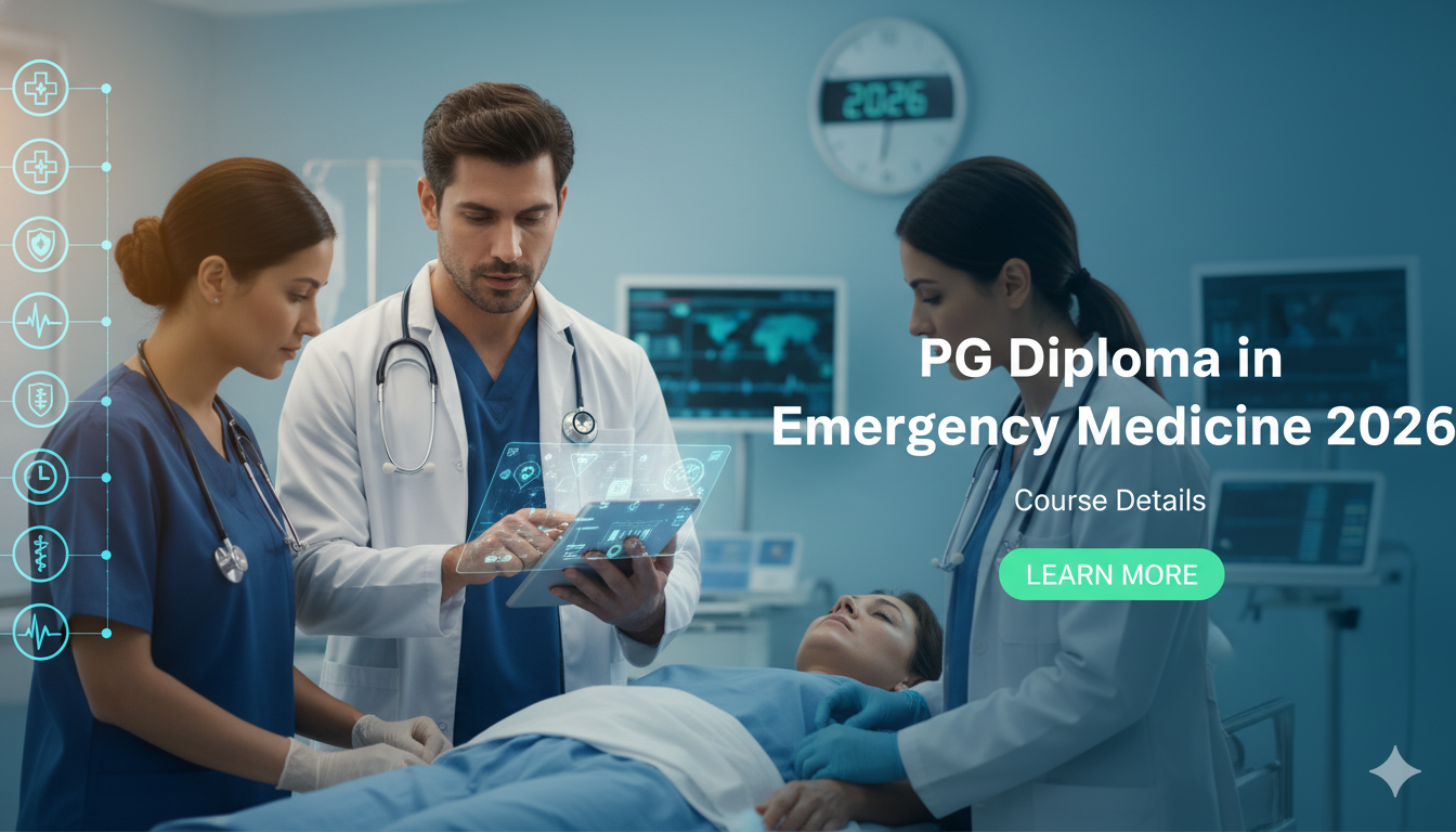 PG Diploma in Emergency Medicine 2026 | Course Details