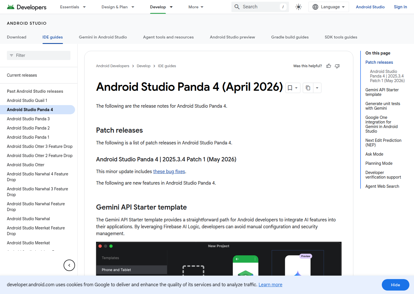 Android Studio Panda 4