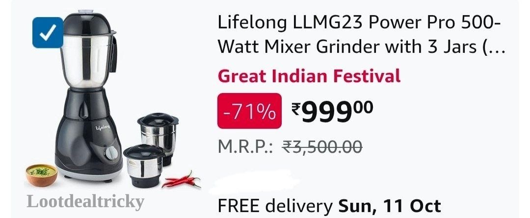 Mixer Grinder Flipkart – Just ₹999 | Top Unbeatable Deal