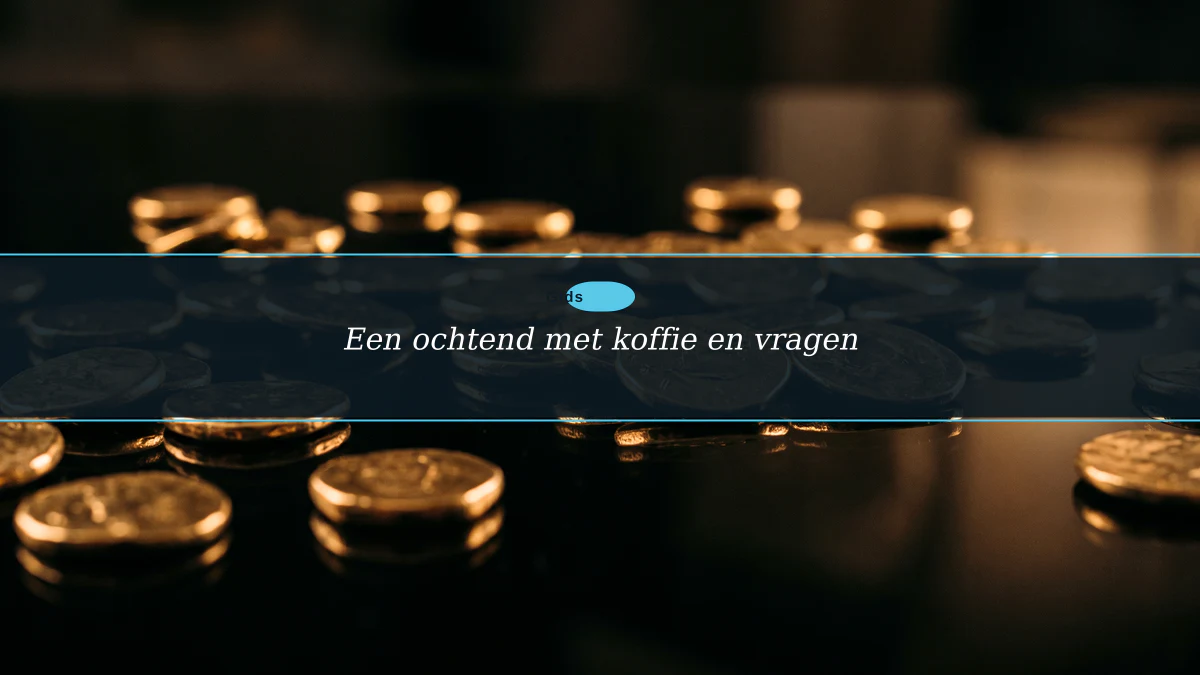 Een ochtend met koffie en vragen