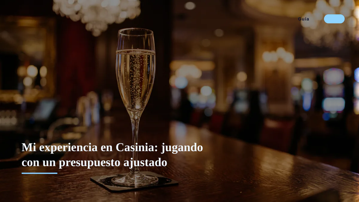 Mi experiencia en Casinia: jugando con un presupuesto ajustado