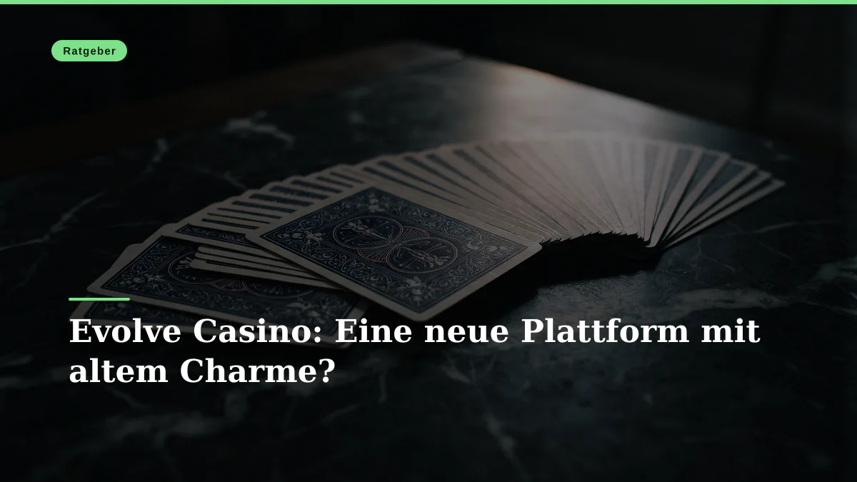 Evolve Casino: Eine neue Plattform mit altem Charme?