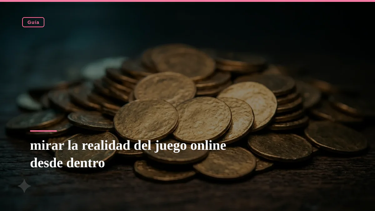 mirar la realidad del juego online desde dentro
