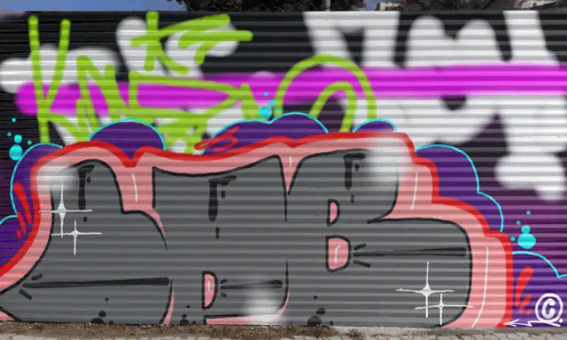 Graffiti artwork by LPBER