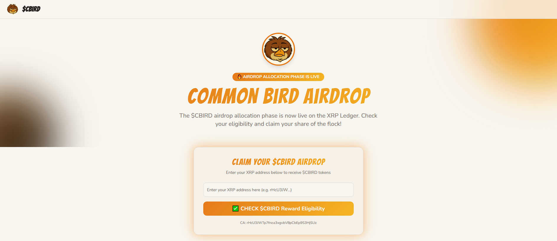Stored capture of commonbirdxrpl.info