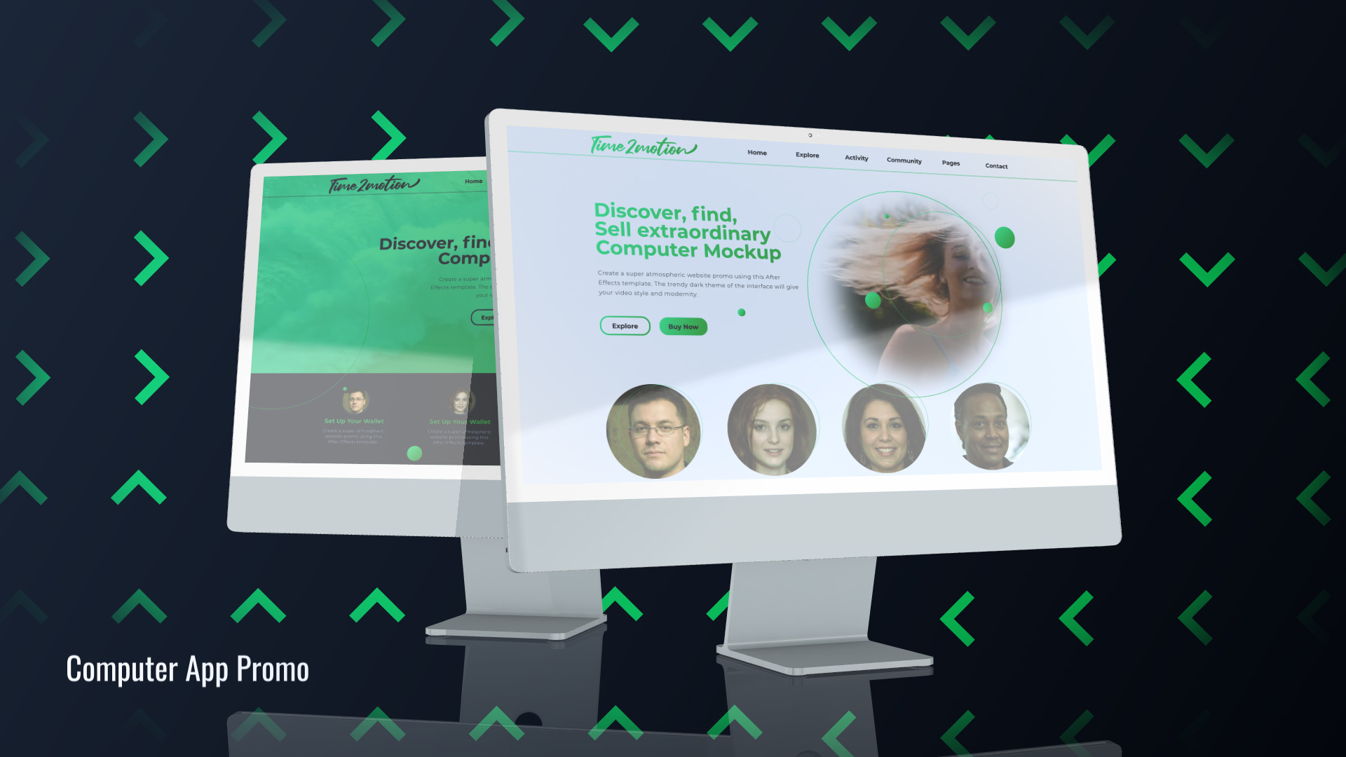 Website Promo Web Presentation
