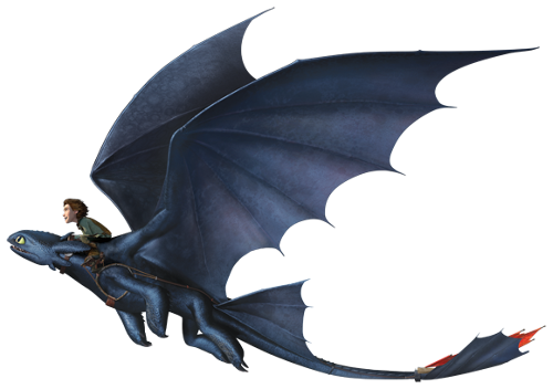 Flying-Toothless-Transparent-Background.