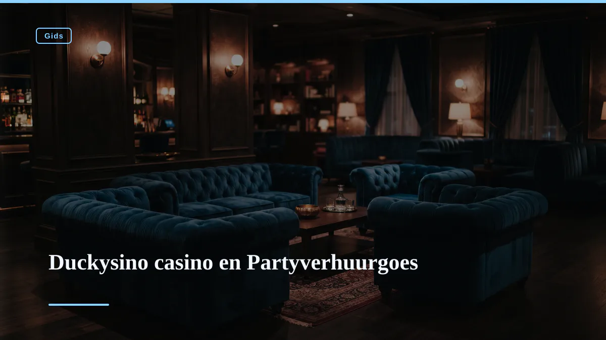 Duckysino casino en Partyverhuurgoes