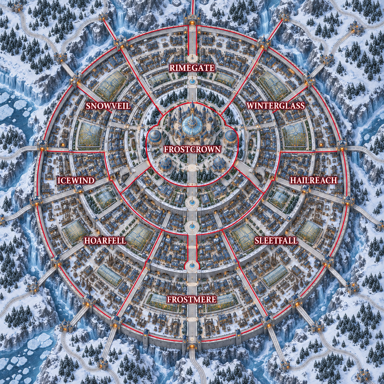 District map of Mistralis
