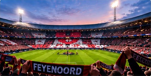 De Kuip tijdens een Feyenoord wedstrijd