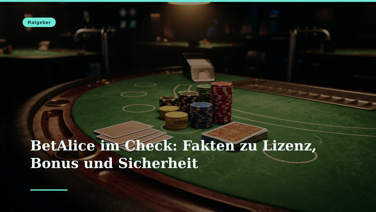 BetAlice im Check: Fakten zu Lizenz, Bonus und Sicherheit