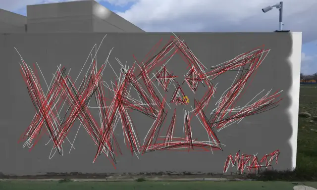 Graffiti artwork by MPAZ