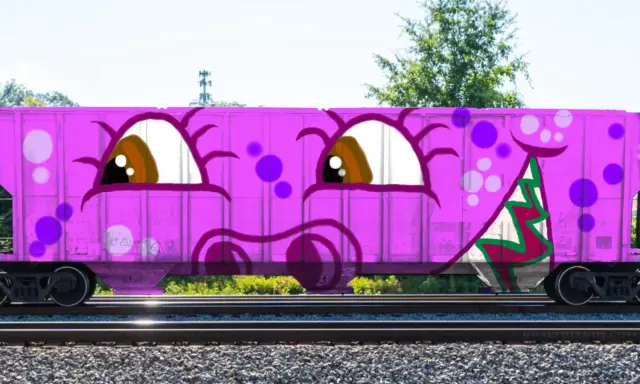 Graffiti artwork by Tkiz