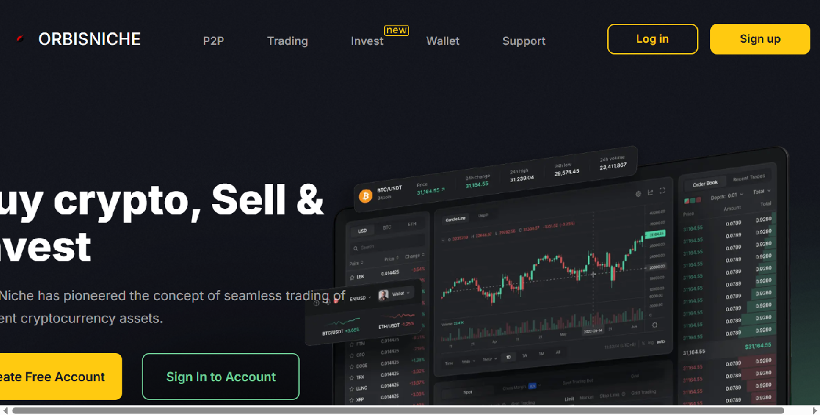 Screenshot of orbisniche.com