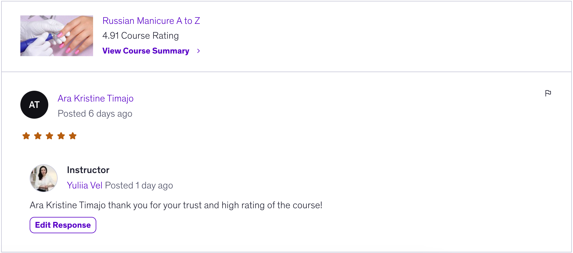 Student review