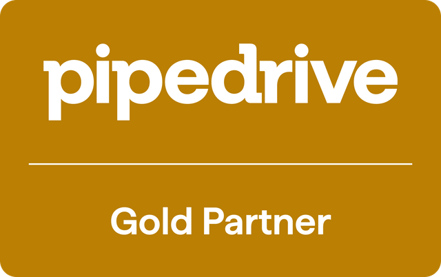Selo Pipedrive Gold Partner