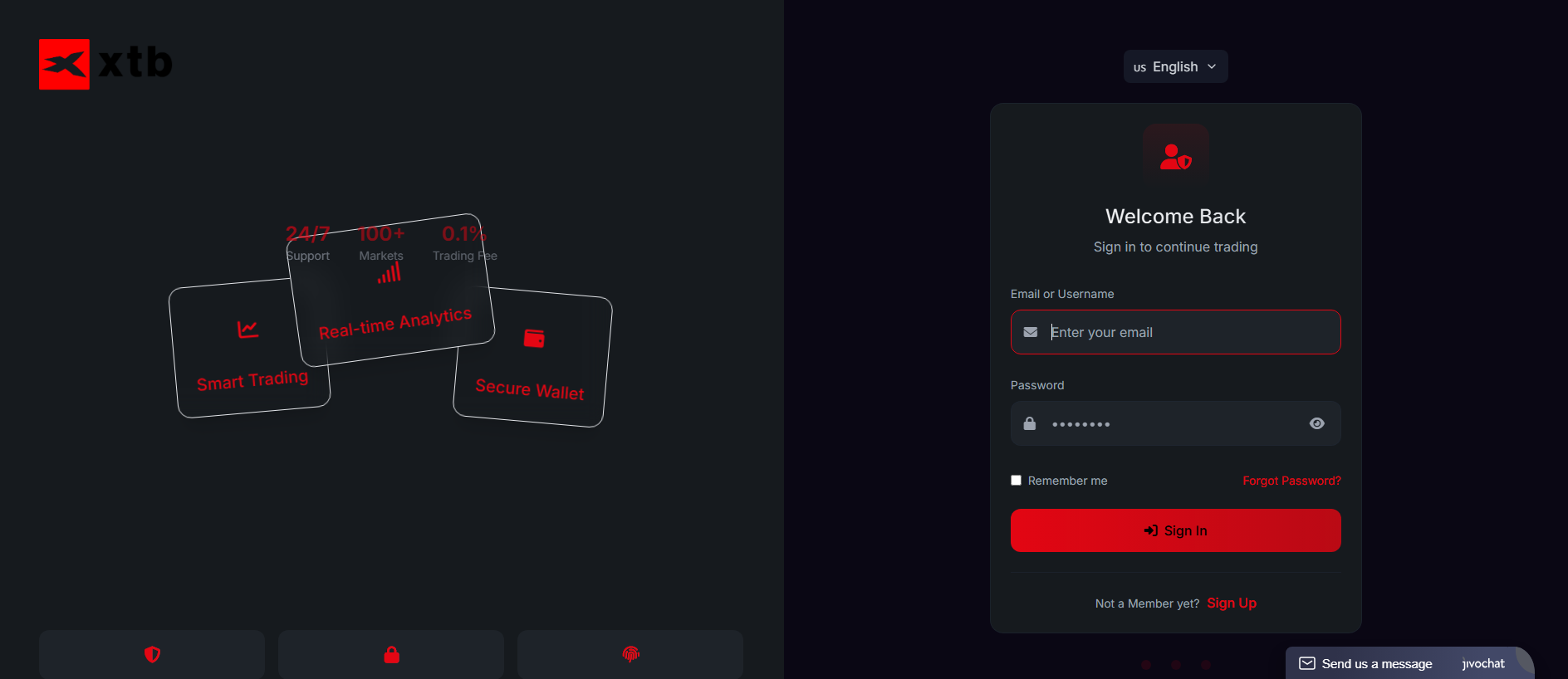 Stored capture of app.xtbtrade.org