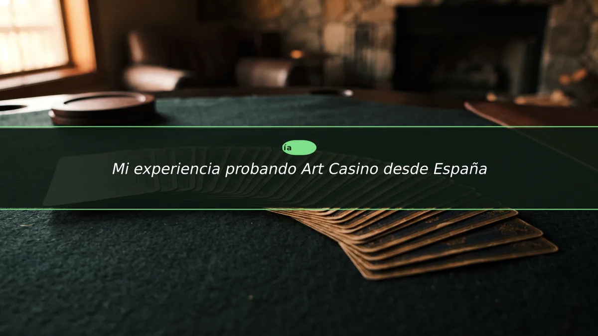 Mi experiencia probando Art Casino desde España