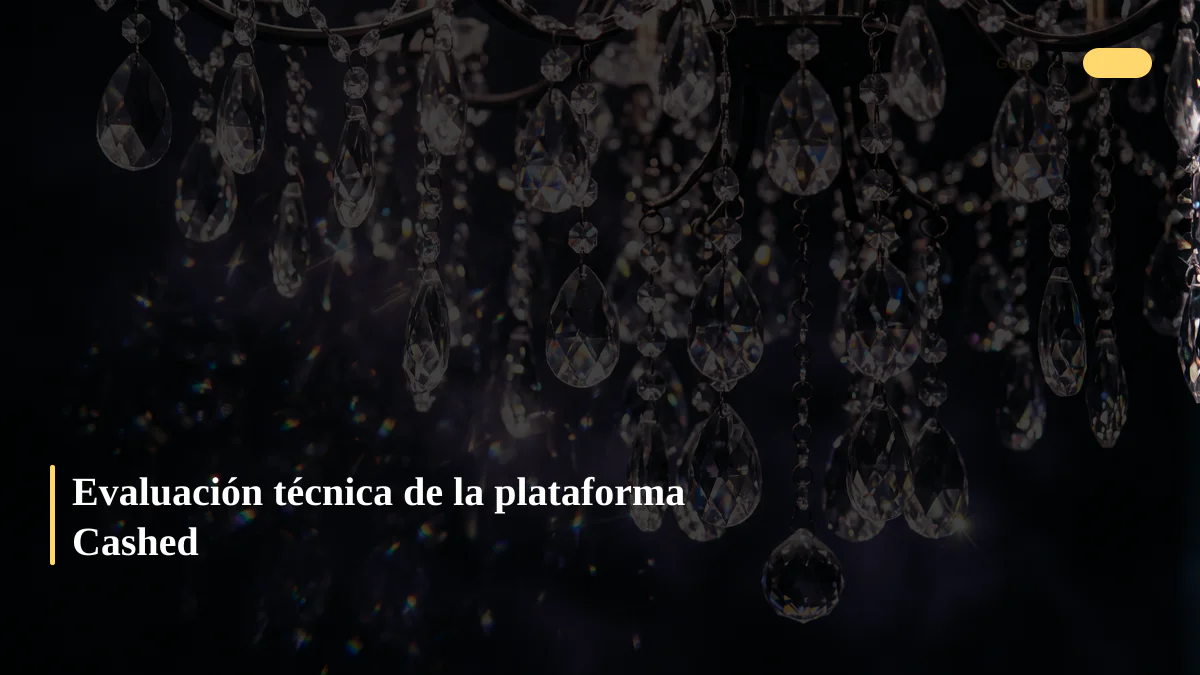 Evaluación técnica de la plataforma Cashed