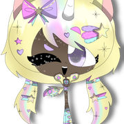 Neon unicorn star candy