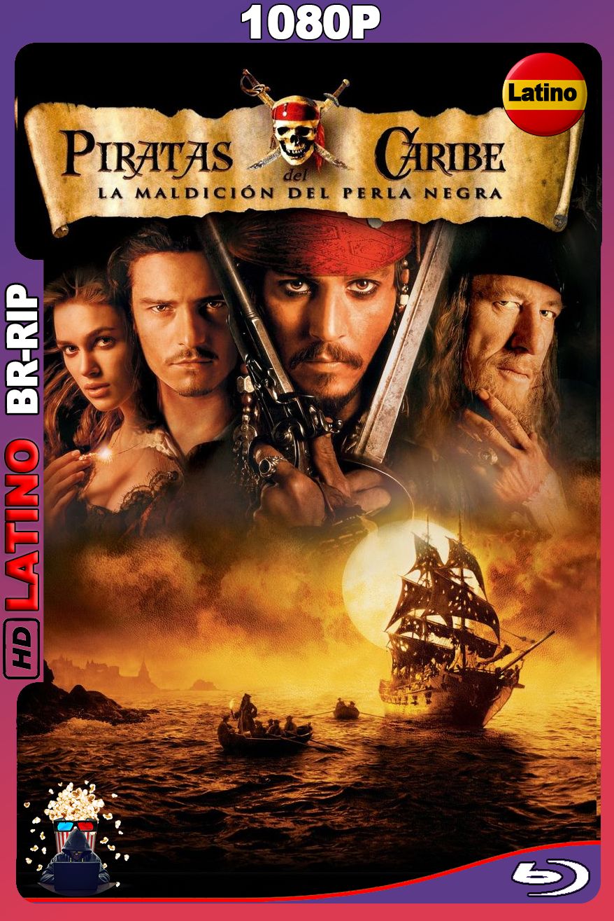 Piratas del Caribe La Maldición del Perla Negra (2003) [800p] BRRip [Latino-Inglés]
