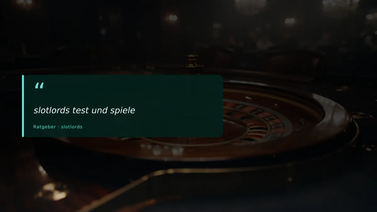 slotlords test und spiele