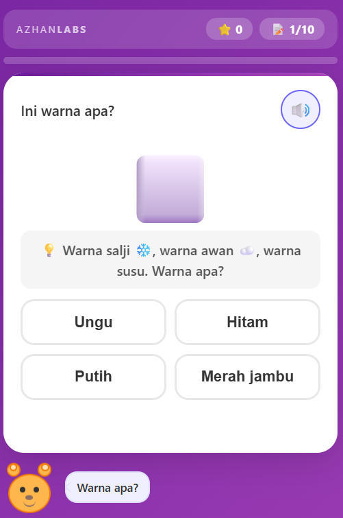 Worksheet Warna BM