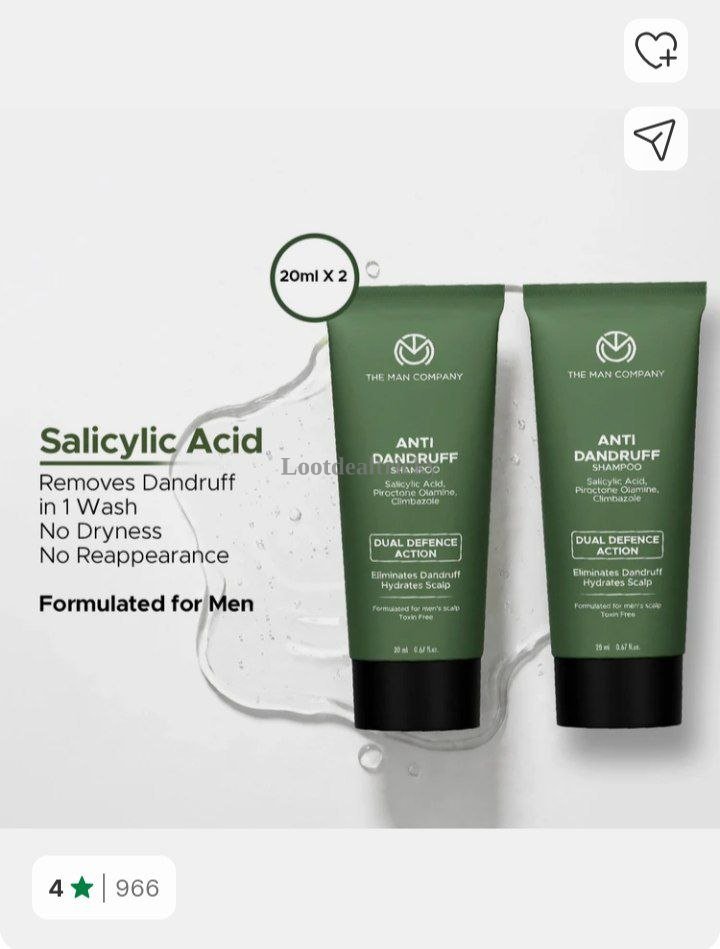 Anti Dandruff Shampoo | Loot Deal