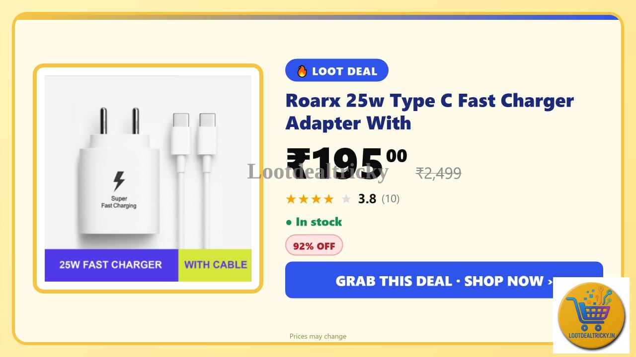 roarx 25w Type – Just ₹195 | Exclusive Sale Discount roarx 25w Type – Just ₹195 | Exclusive Sale Discount