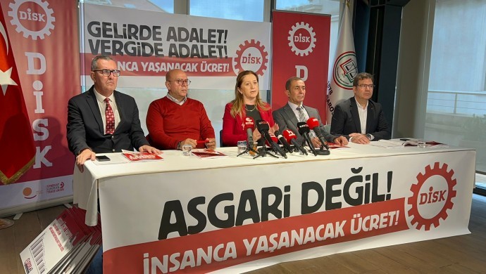 DİSK 2026 asgari ücreti araştırma raporunu açıkladı