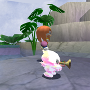 Trumpet-in-pool