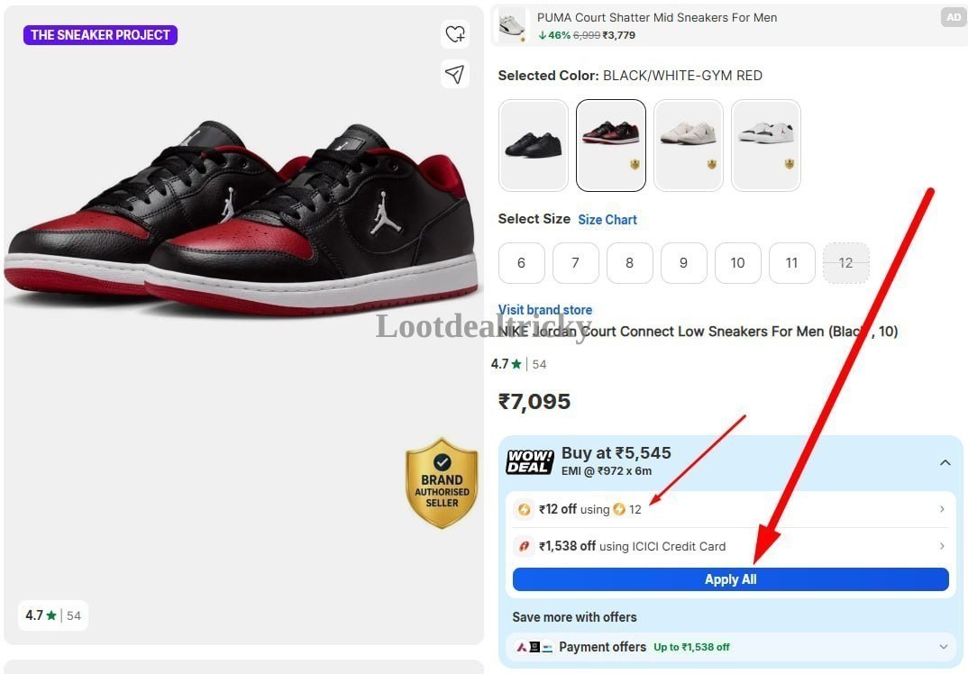 Nike Jordan Low – Just ₹1541 | Exclusive Sale Discount