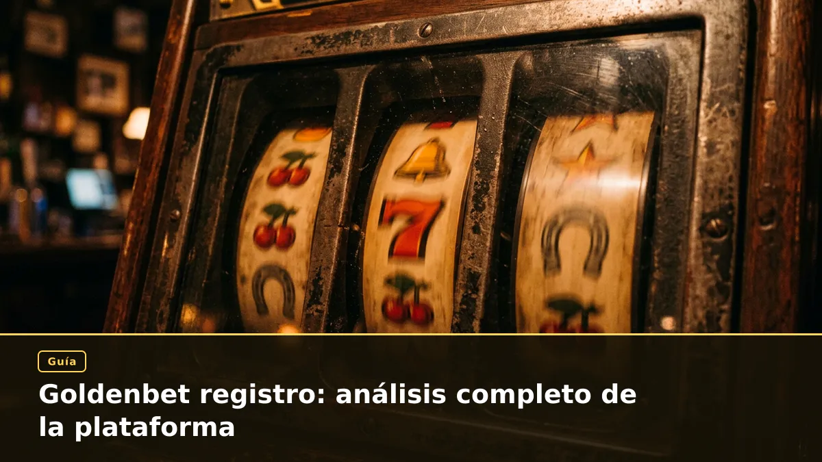 Goldenbet registro: análisis completo de la plataforma