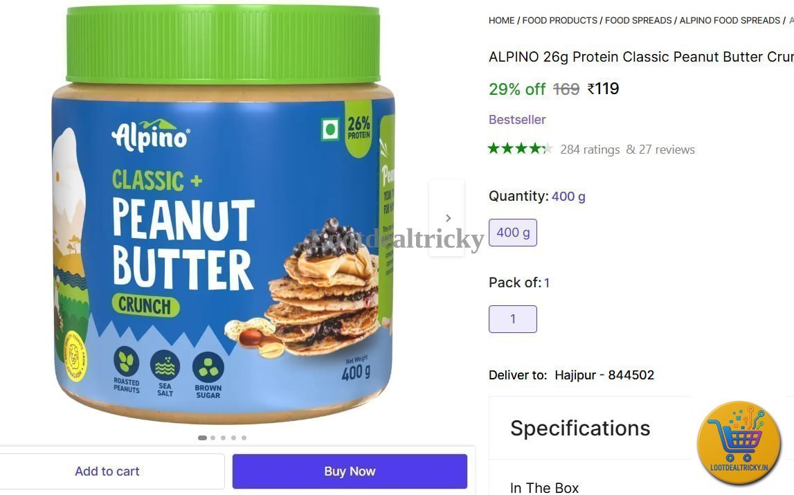   alpino Classic Peanut – Just ₹119 | Huge Savings Offer