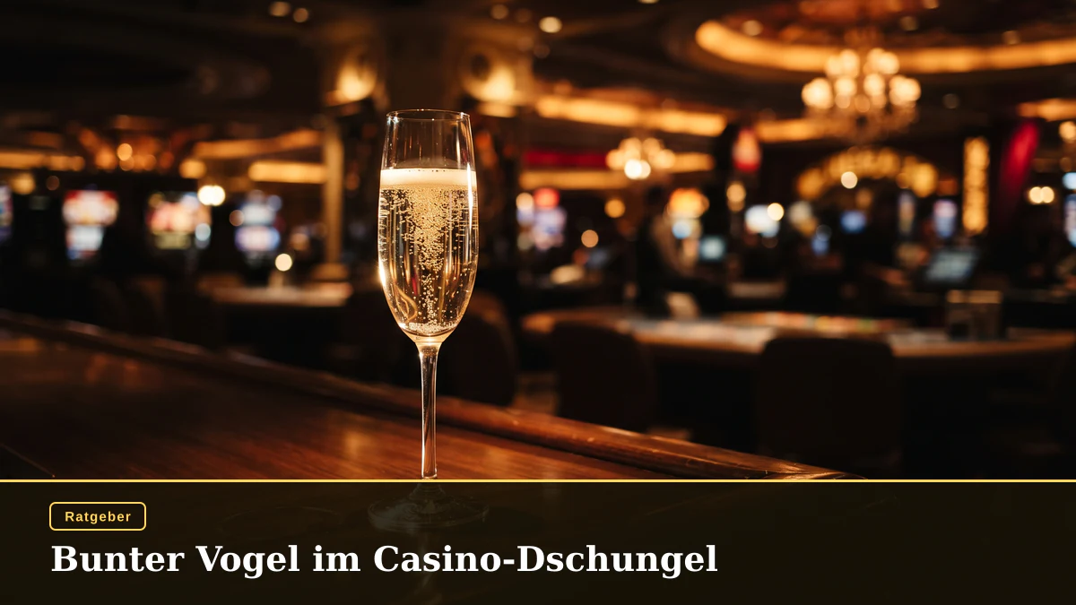 Bunter Vogel im Casino-Dschungel