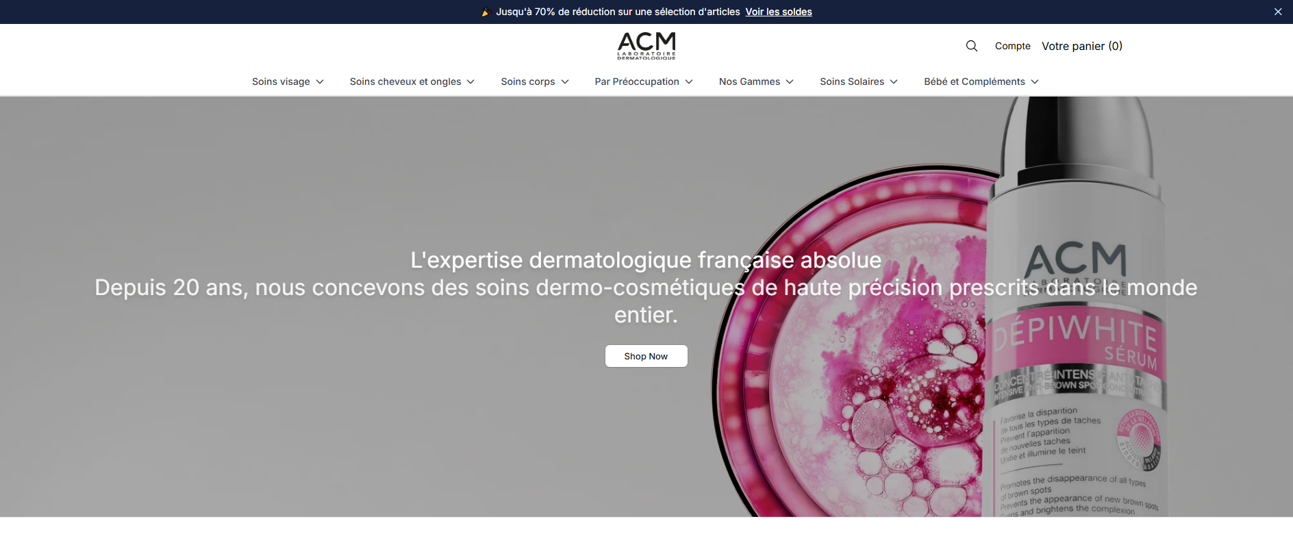 Stored capture of acmlaboratoireonline.shop