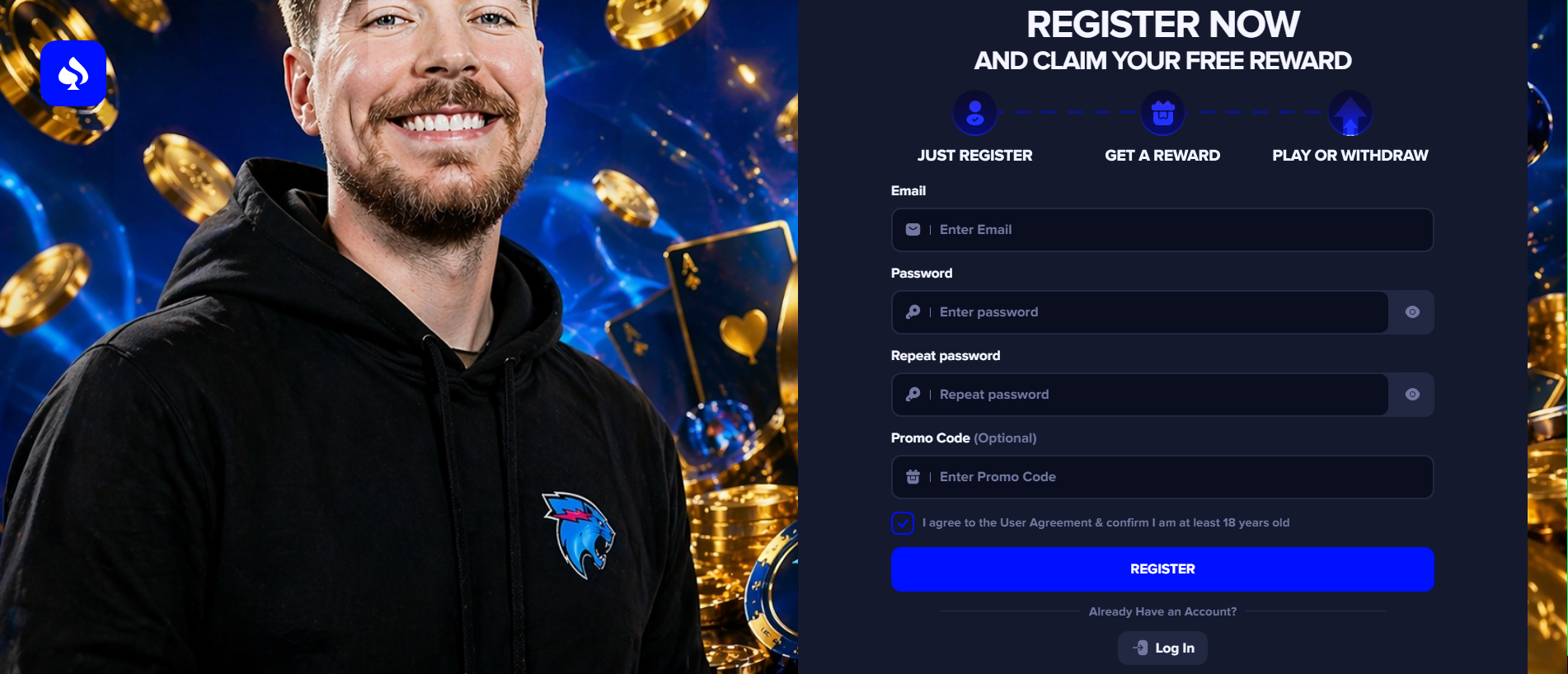 Forensic screenshot of [REDACTED] showing the phishing page layout