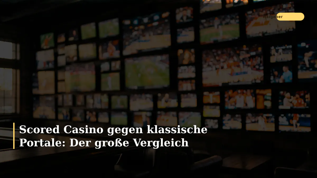 Scored Casino gegen klassische Portale: Der große Vergleich