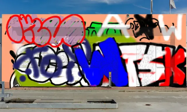 Graffiti artwork by JustKrzaczek