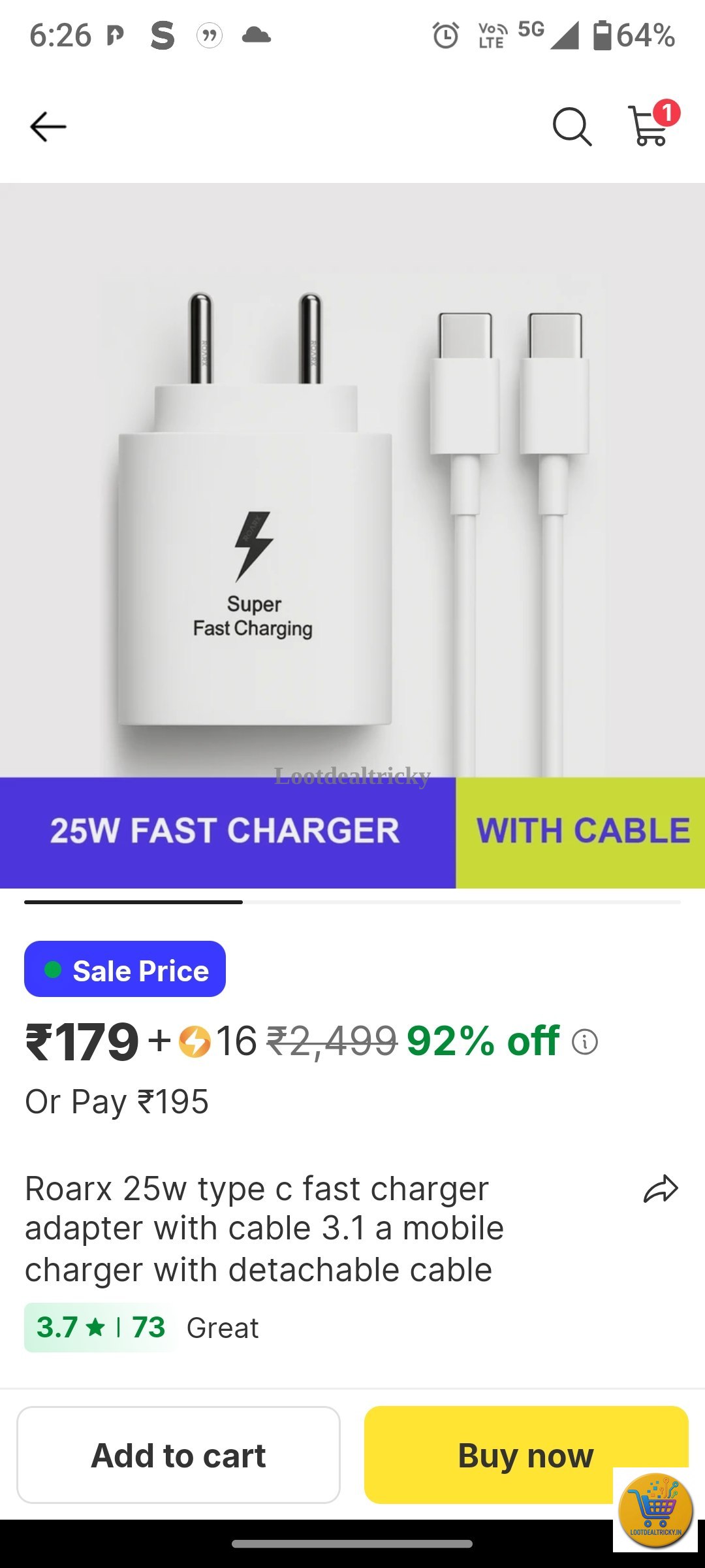 179 Fast Charger – Just ₹179 | Best Price Drop Today