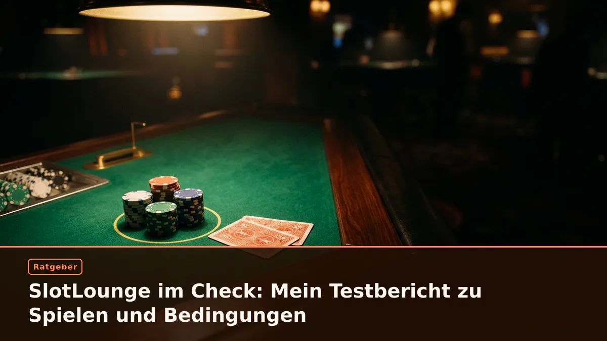 SlotLounge im Check: Mein Testbericht zu Spielen und Bedingungen