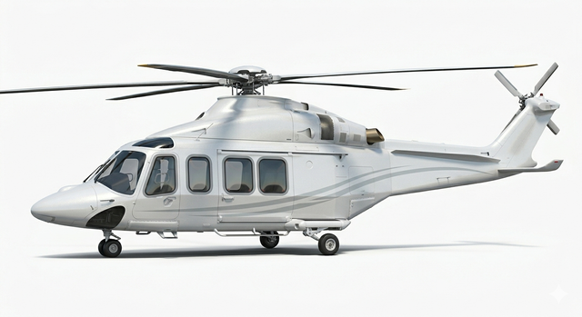 Leonardo AW139 VIP long range helicopter