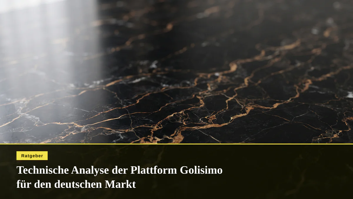 Technische Analyse der Plattform Golisimo für den deutschen Markt