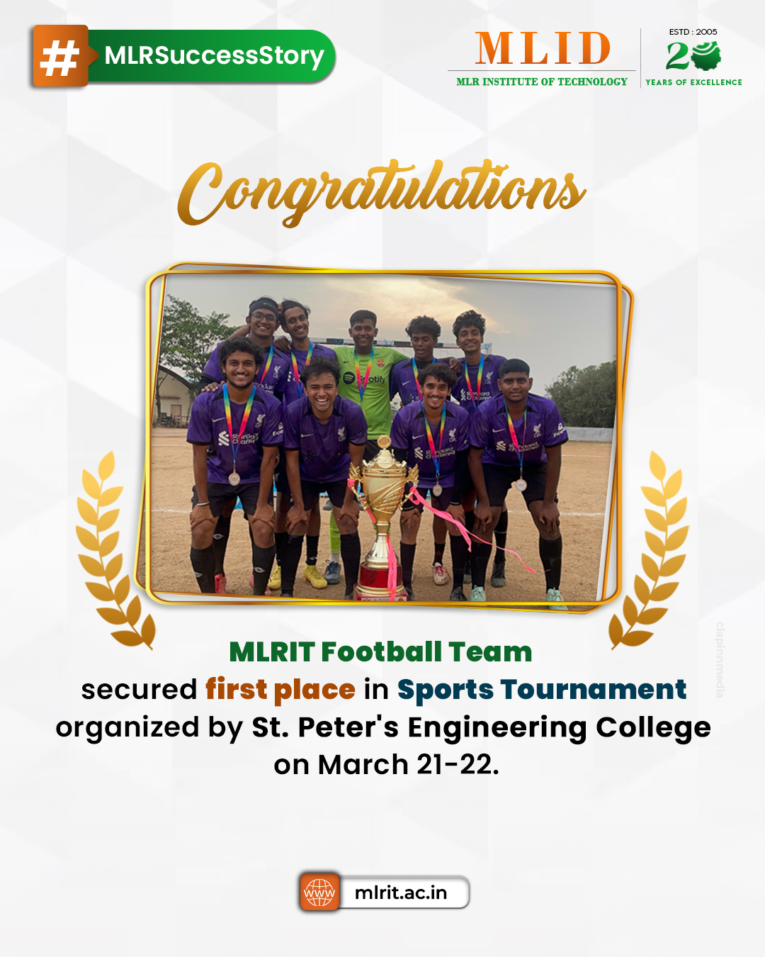 MLRIT Football Team