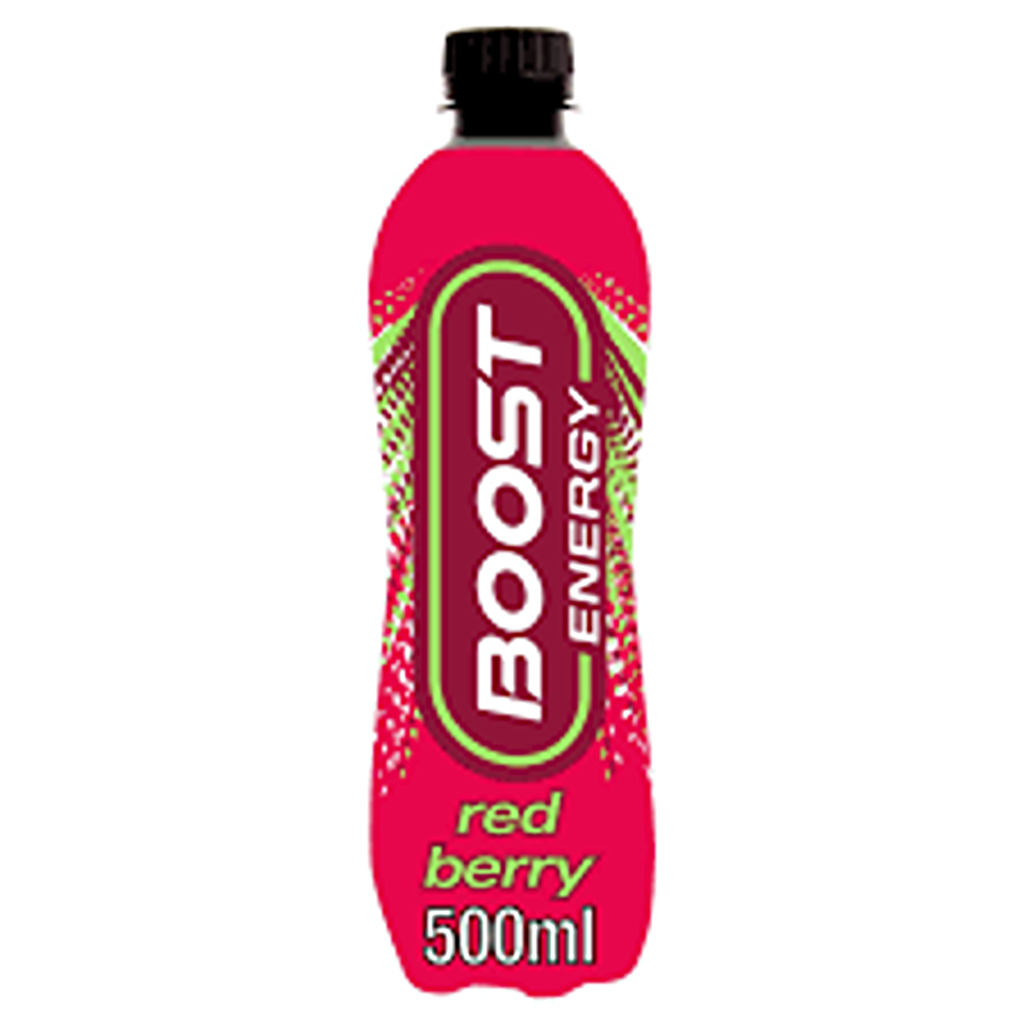 Red Berry Energy Boost bottle