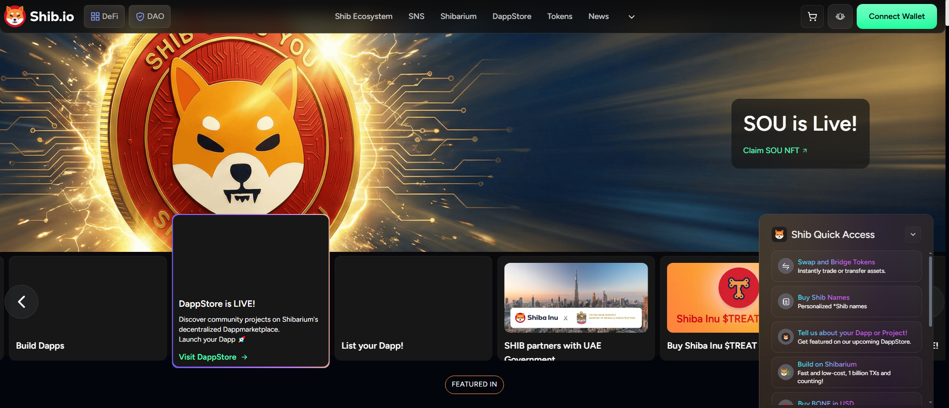 Screenshot of shibprotocol.net